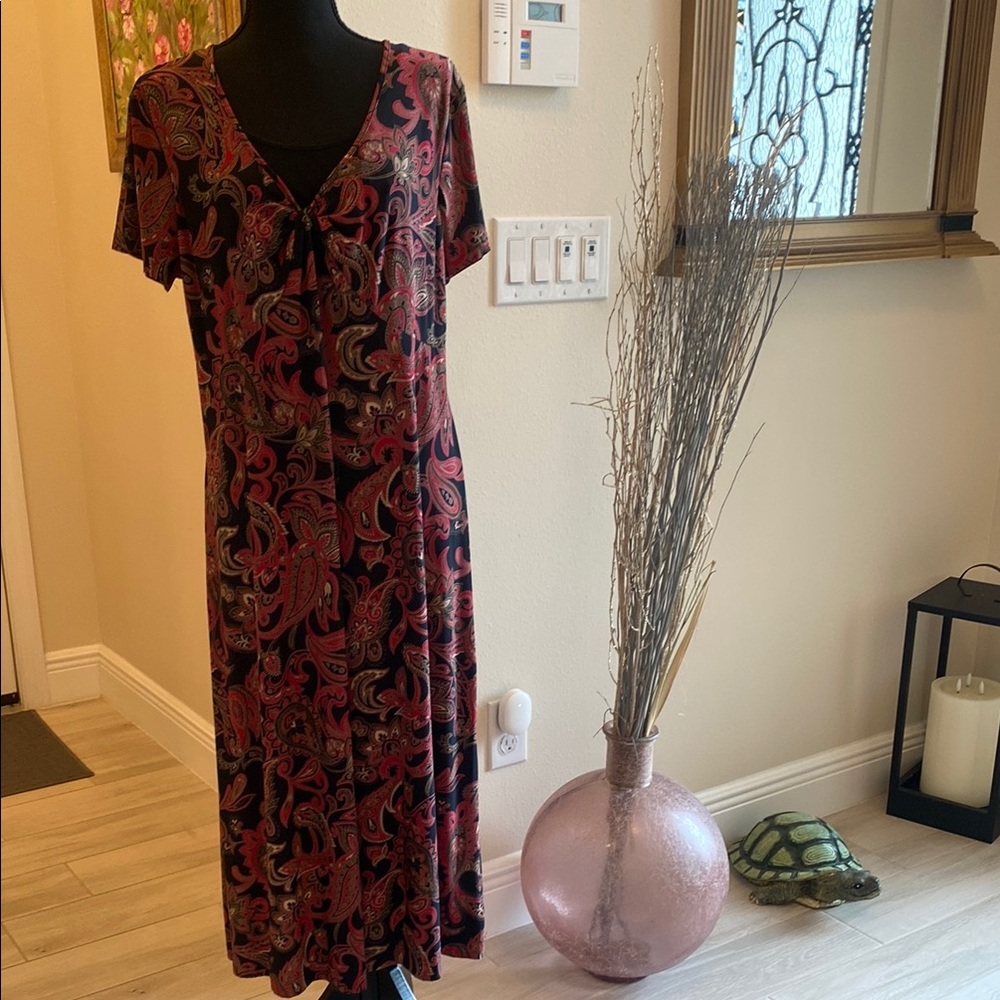 Paisley Print Dress by Croft and Barrow